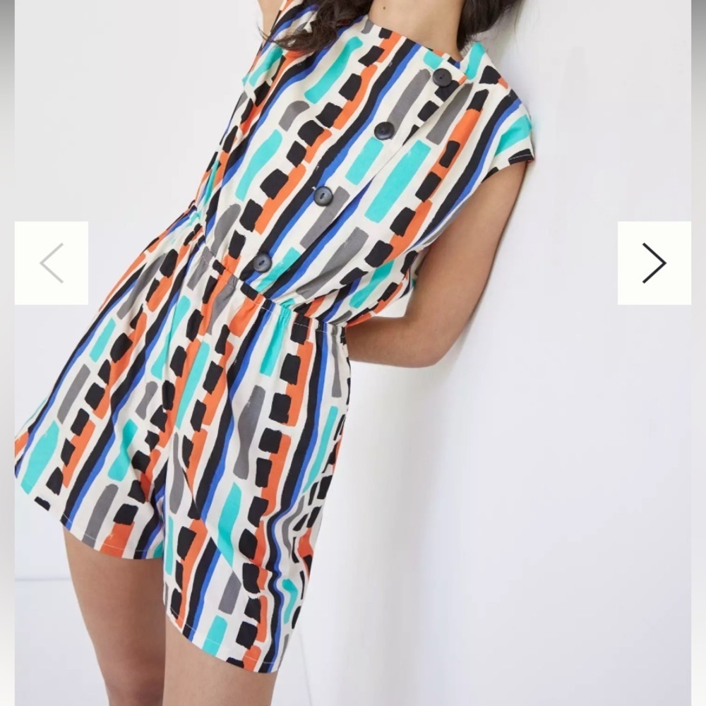 Corey Lynn Calter Multicolor Geometric Jumpsuit